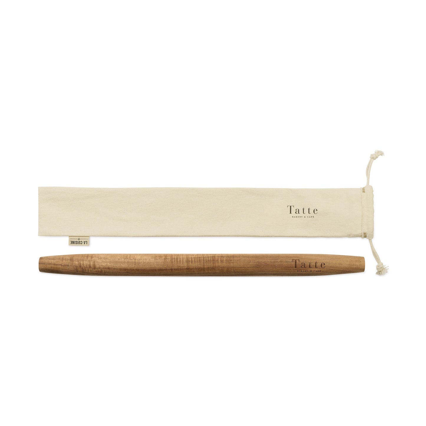 Wood La Cuisine French Rolling Pin with Storage Bag