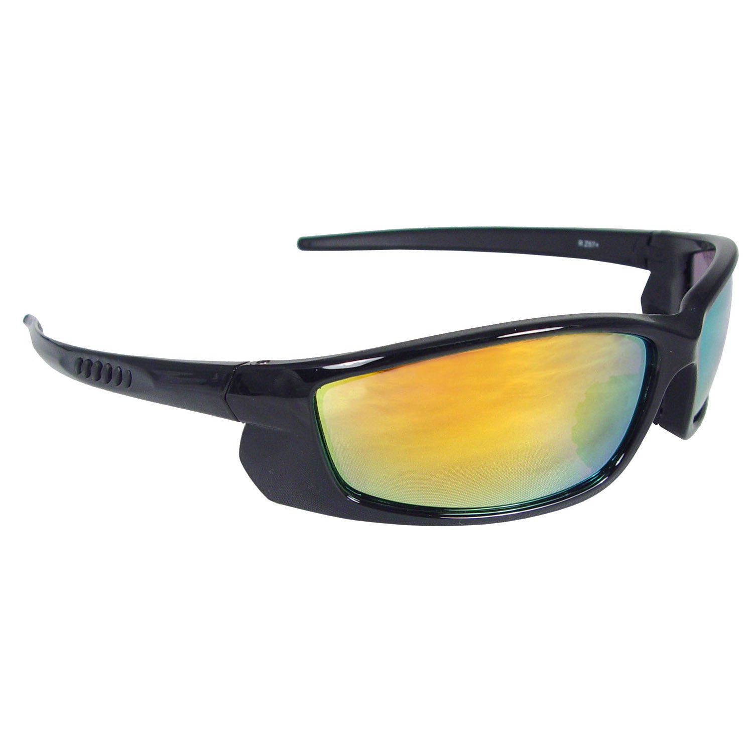 Voltage™ Safety Eyewear - Black Frame - Electric Orange Lens