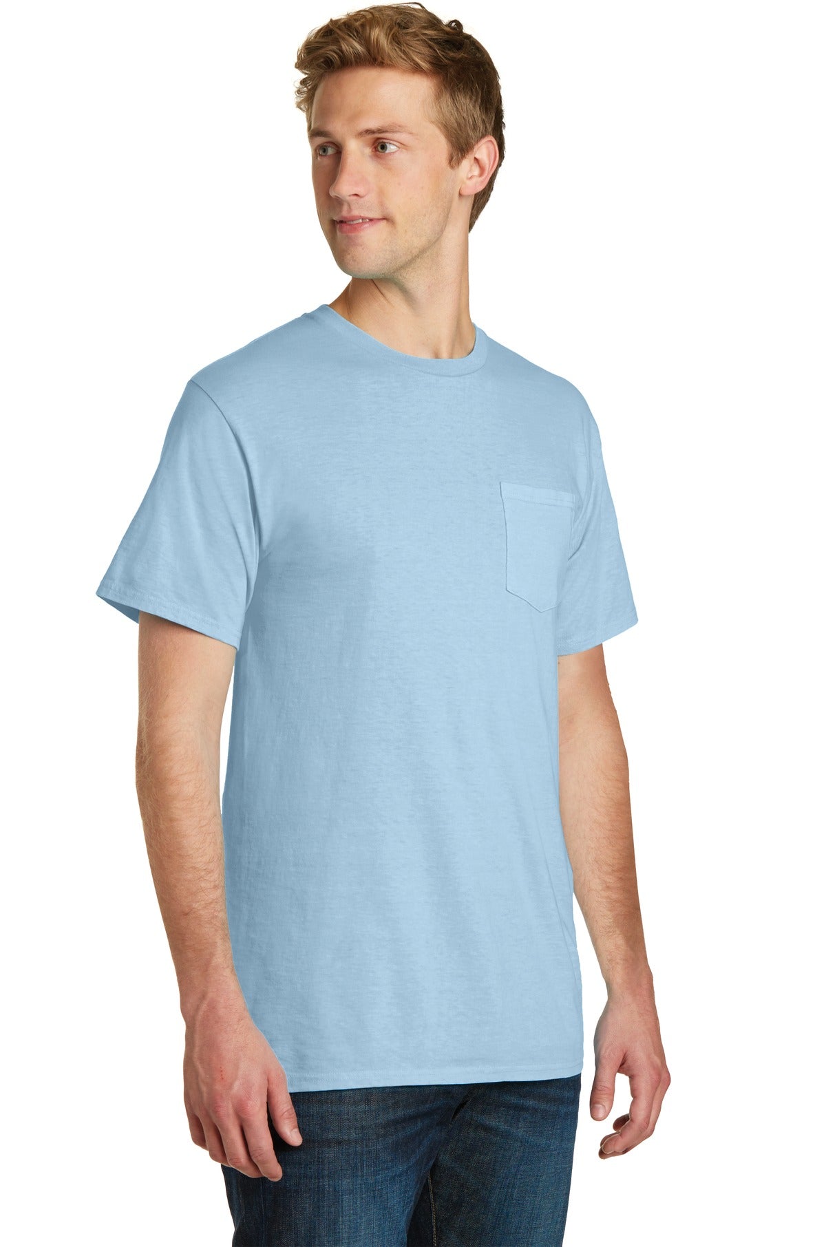 Glacier Port & Company Beach Wash Garment-Dyed Pocket Tee. PC099P