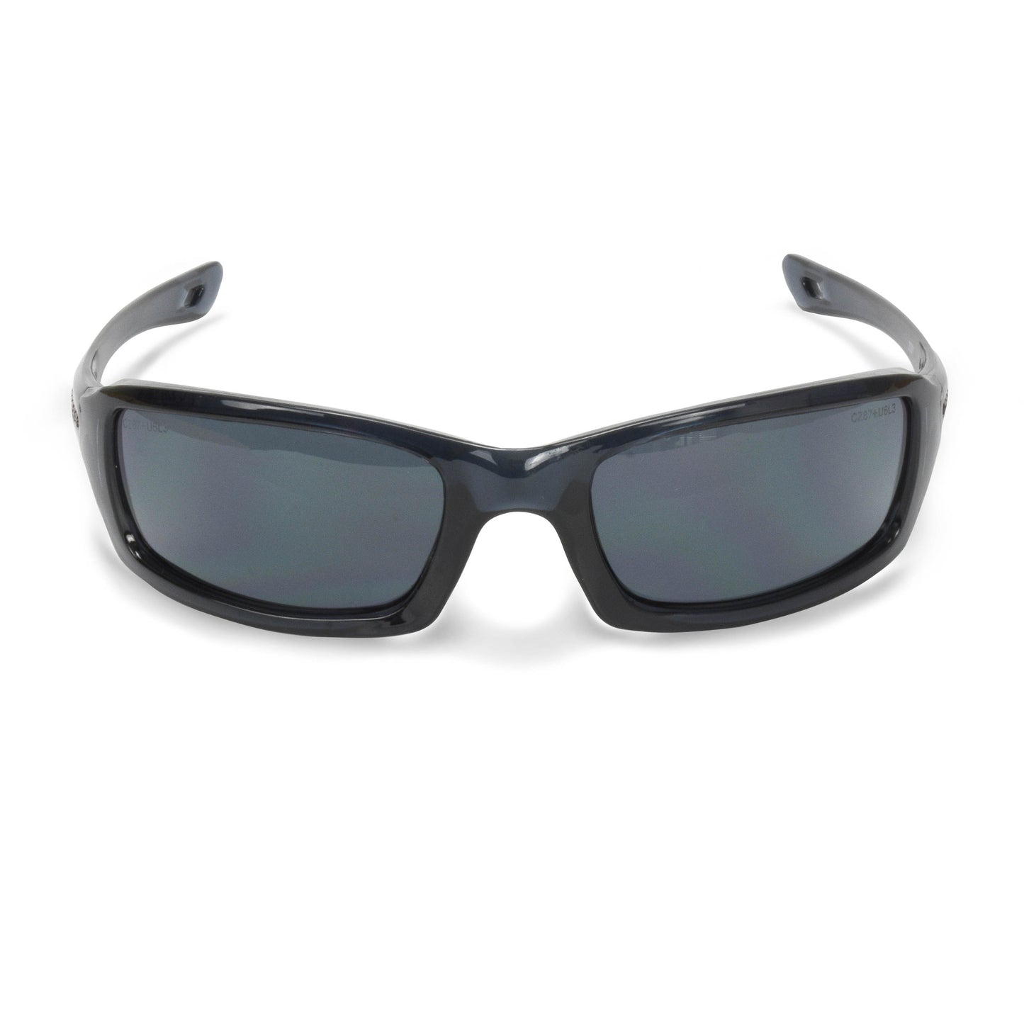 M6A Premium Safety Eyewear - Crystal Brown Frame - Silver Mirror Lens