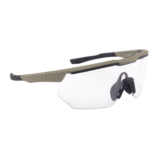 SWAZE™ Safety Eyewear - Tan Frame - Clear AF Lens