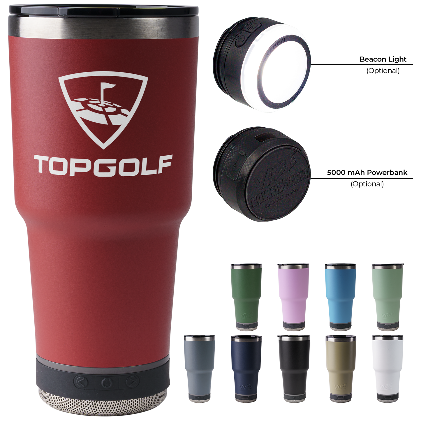 Beige Go Caddy Vibe 28oz Tumbler