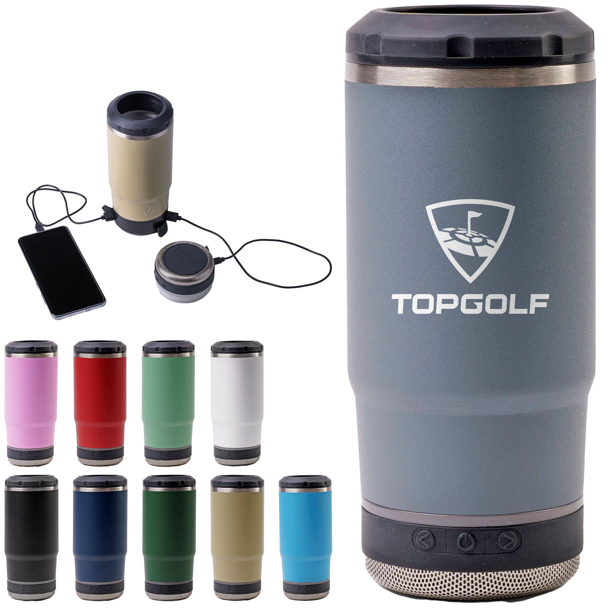 Black Go Caddy Vibe 4 In 1 Drink Cooler