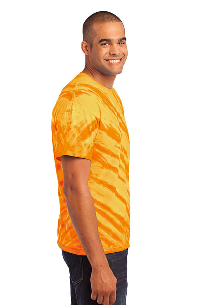 Gold Port & Company - Tiger Stripe Tie-Dye Tee. PC148