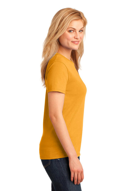 Gold Port & Company Women's Core Cotton Tee. LPC54