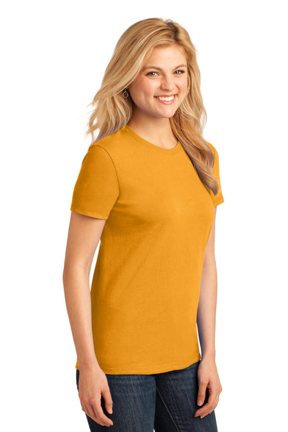 Gold Port & Company Women's Core Cotton Tee. LPC54