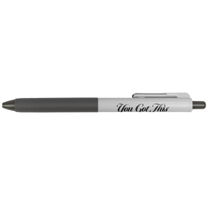Recycled 2-Tones Pen with Long Soft Grip