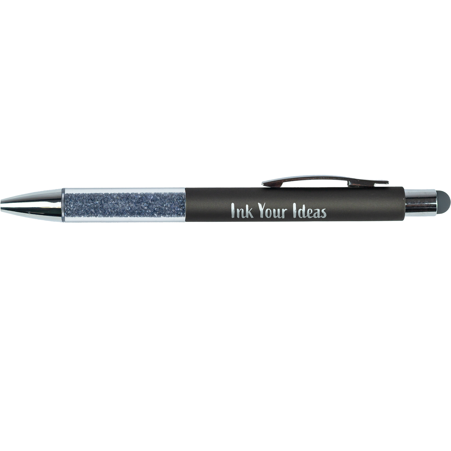 Recycled Glitter Grip Stylus Pen