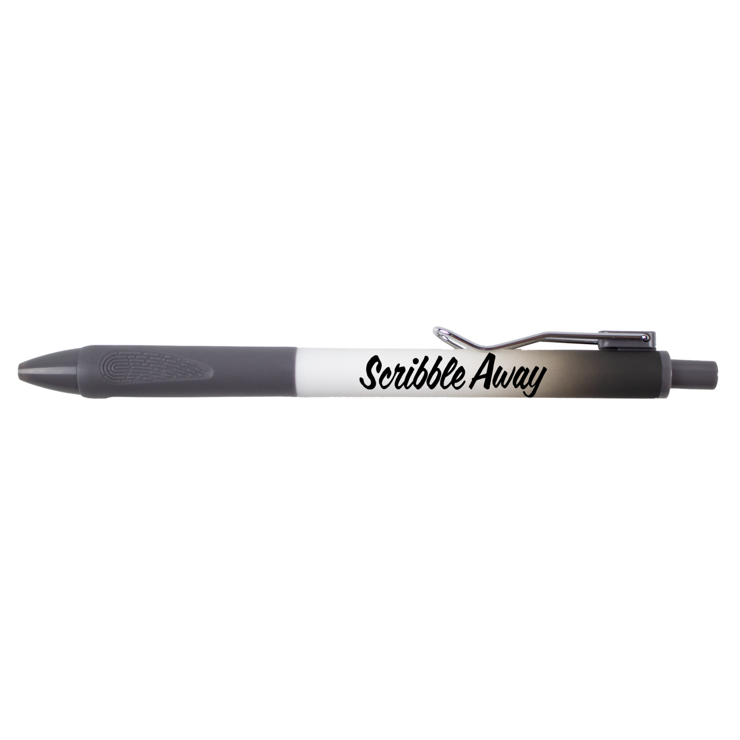 Recycled Ombre Pen with a Rubber Grip & Metal Clip