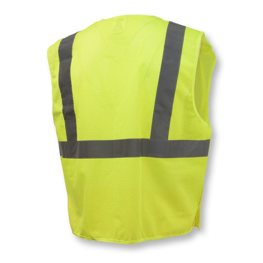SV4 Economy Type R Class 2 Breakaway Mesh Safety Vest - Green - Size 2X