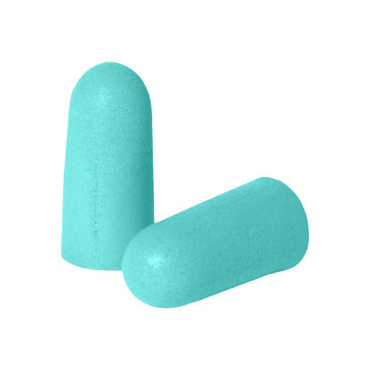 Resistor® 32 Foam Earplugs Bag - Uncorded - Aqua - 50 Pair Bag