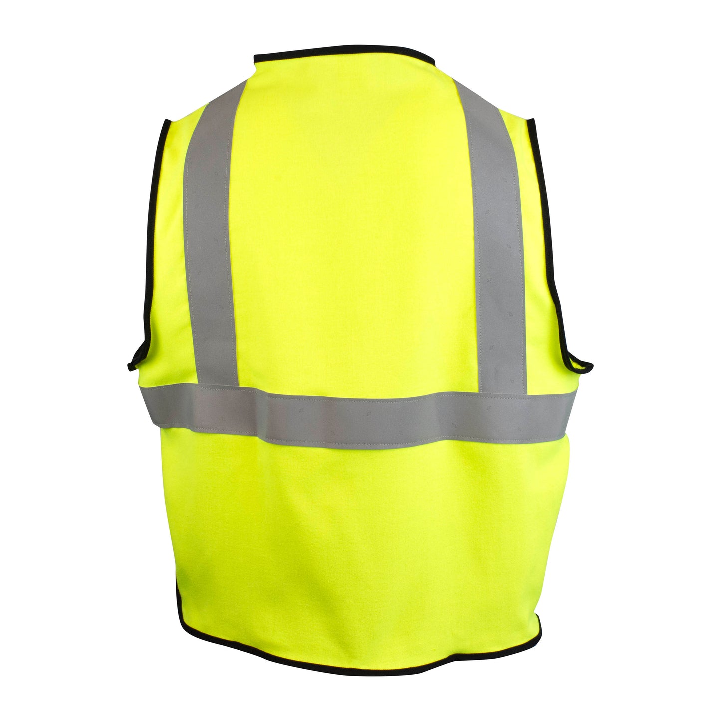 SV92B-M2ZGSFR Solid 5.5 oz DH Cat 2 Class 2 Color Blocked FR Vest - Green - 2X