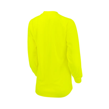 ST21W Women's Non Rated Hi-Vis Long Sleeve Shirt with Max-Dri™ - Green - Size 2X