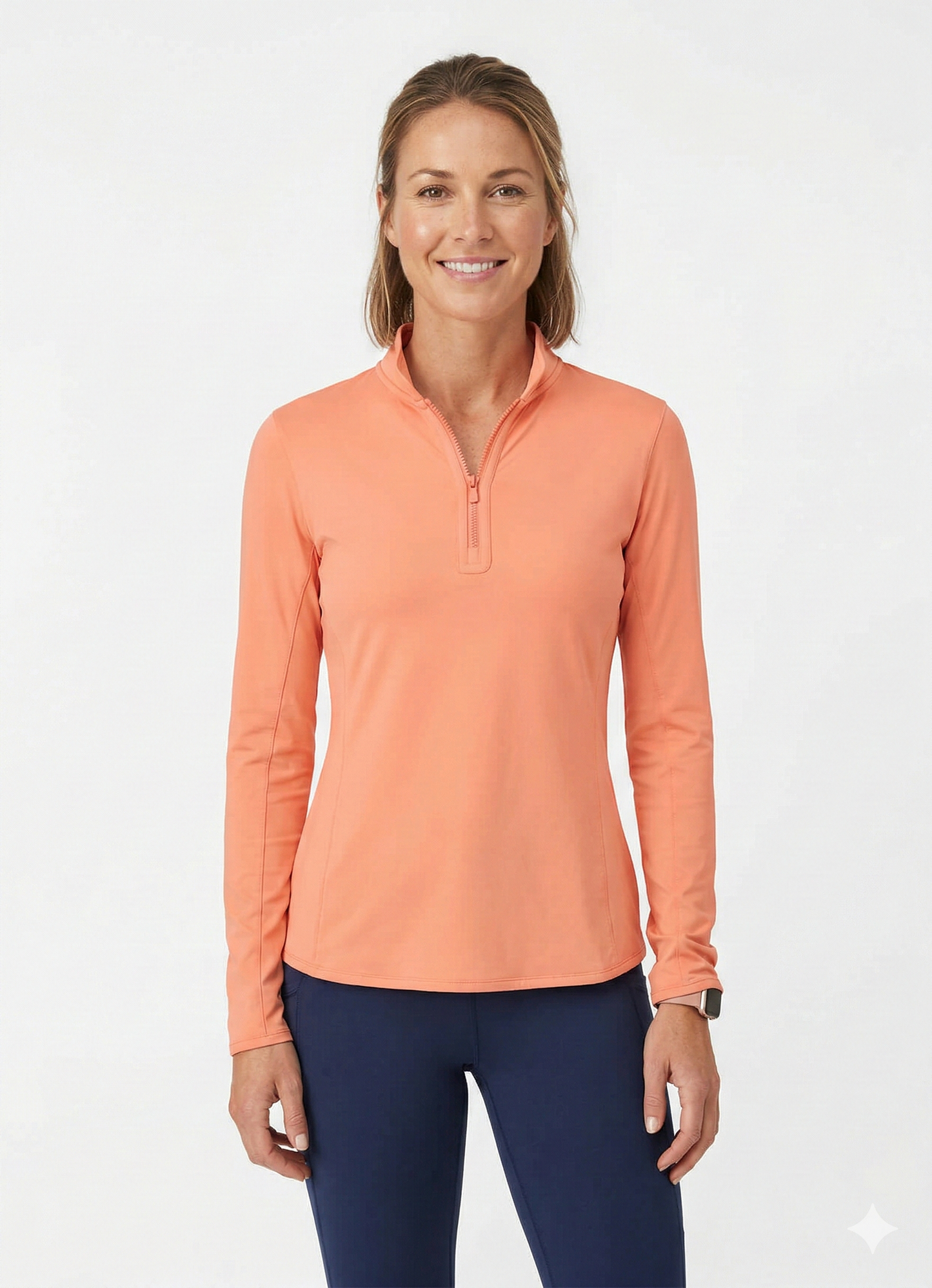 Peter Millar Women's Lightweight Long-Sleeve Zip Sun Shirt