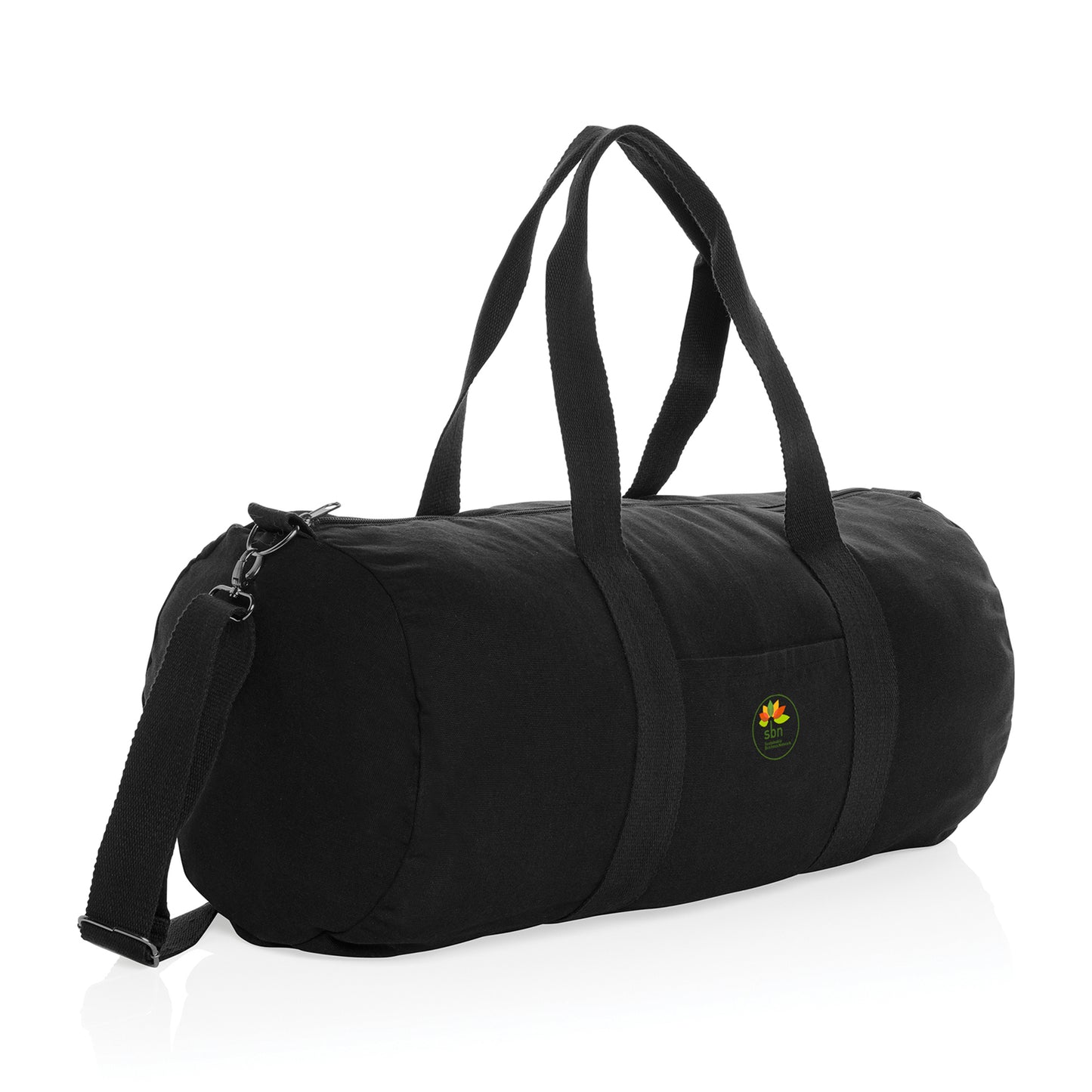 Black Impact Aware™ 285gsm rCanvas Duffel Bag Undyed