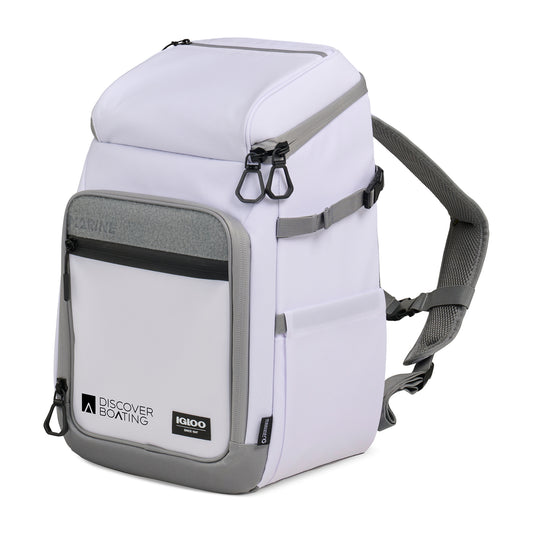 White Igloo® Marine 30 Can Backpack Cooler