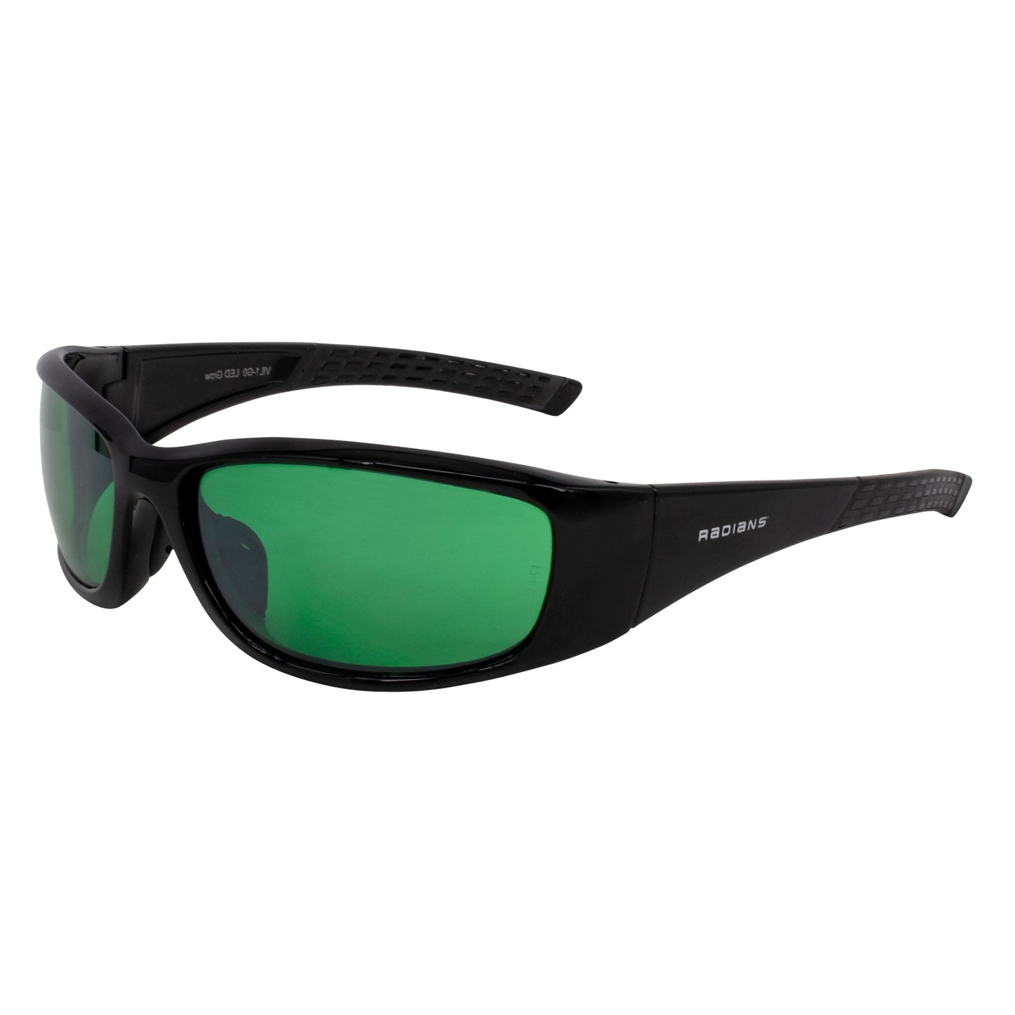 Villume® Indoor Farming Glasses - Black Frame - HPS Grow Blue Mirror Lens