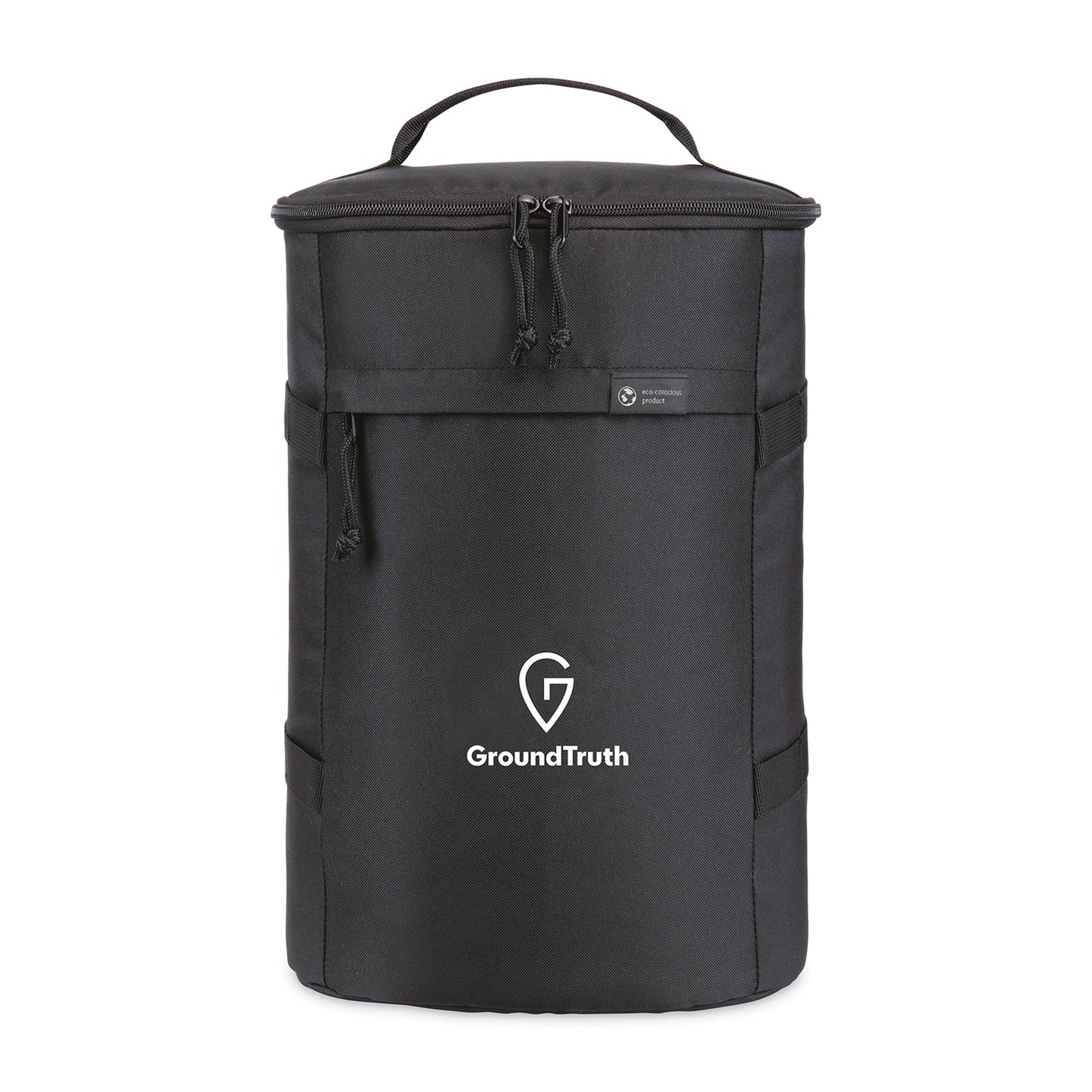 Black Renew rPET Backpack Cooler