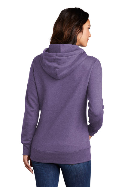 Heather Purple Port & Company Women's Core Fleece Pullover Hooded Sweatshirt LPC78H