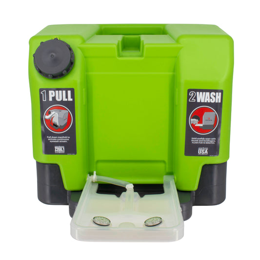 12 Gallon Emergency Eyewash Station - English