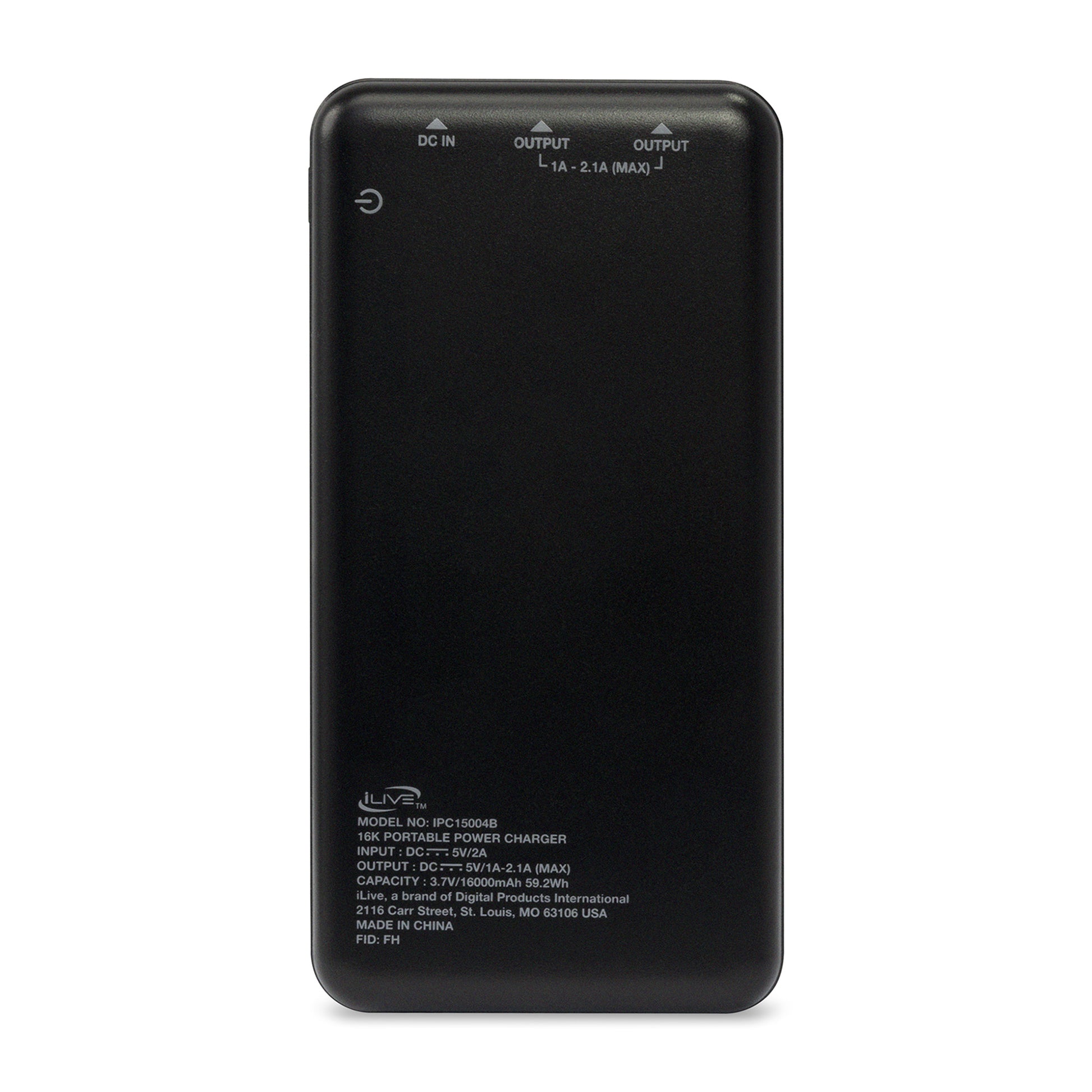 Black iLive 16K Power Bank