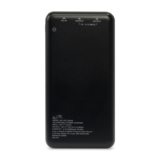 Black iLive 16K Power Bank