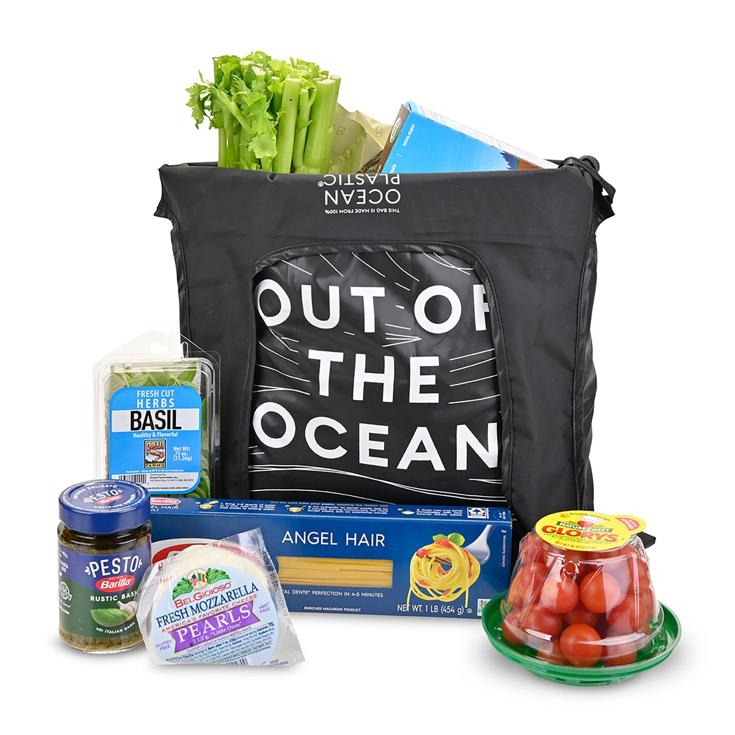Black Out of the Ocean® Pocket Tote