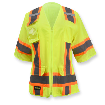 SV63W Two Tone Surveyor Type R Class 3 Women's Safety Vest - Green - Size 2X