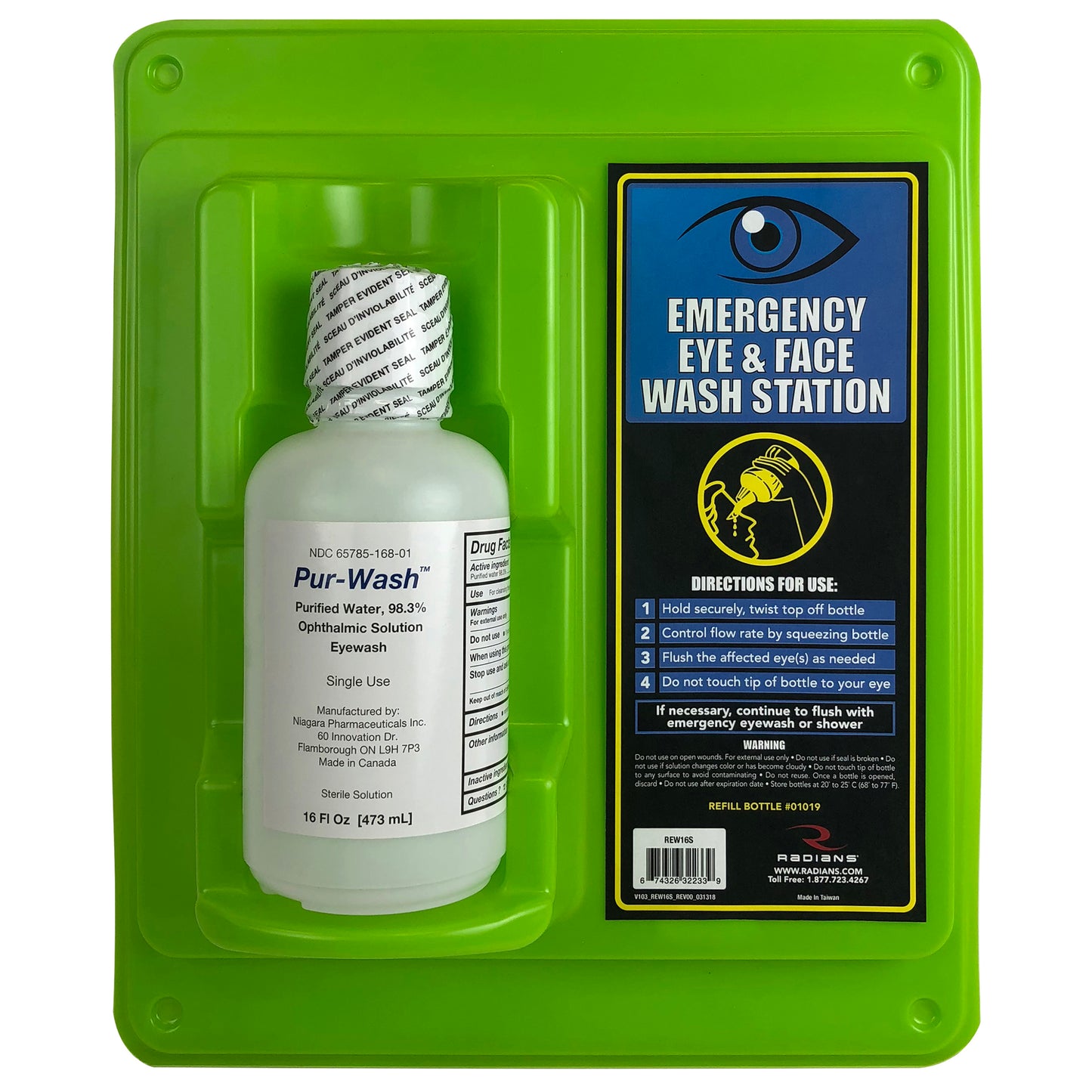 Eyewash Station - 16 oz Double