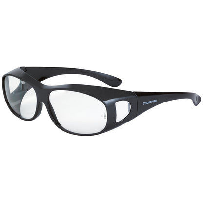 OG3 Over the Glass Safety Eyewear - Shiny Pearl Gray Frame - Clear Lens - Large
