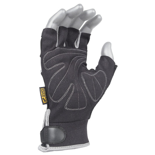 DPG230 Synthetic Leather Technician's Fingerless Glove - Size L