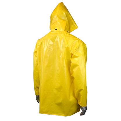 AQUARAD® 25 TPU/NYLON Rainwear Jacket - Yellow - Size 2X