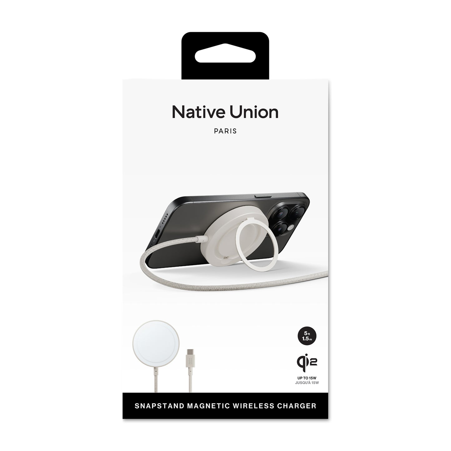 Native Union Snapstand Qi2 Wireless Charger