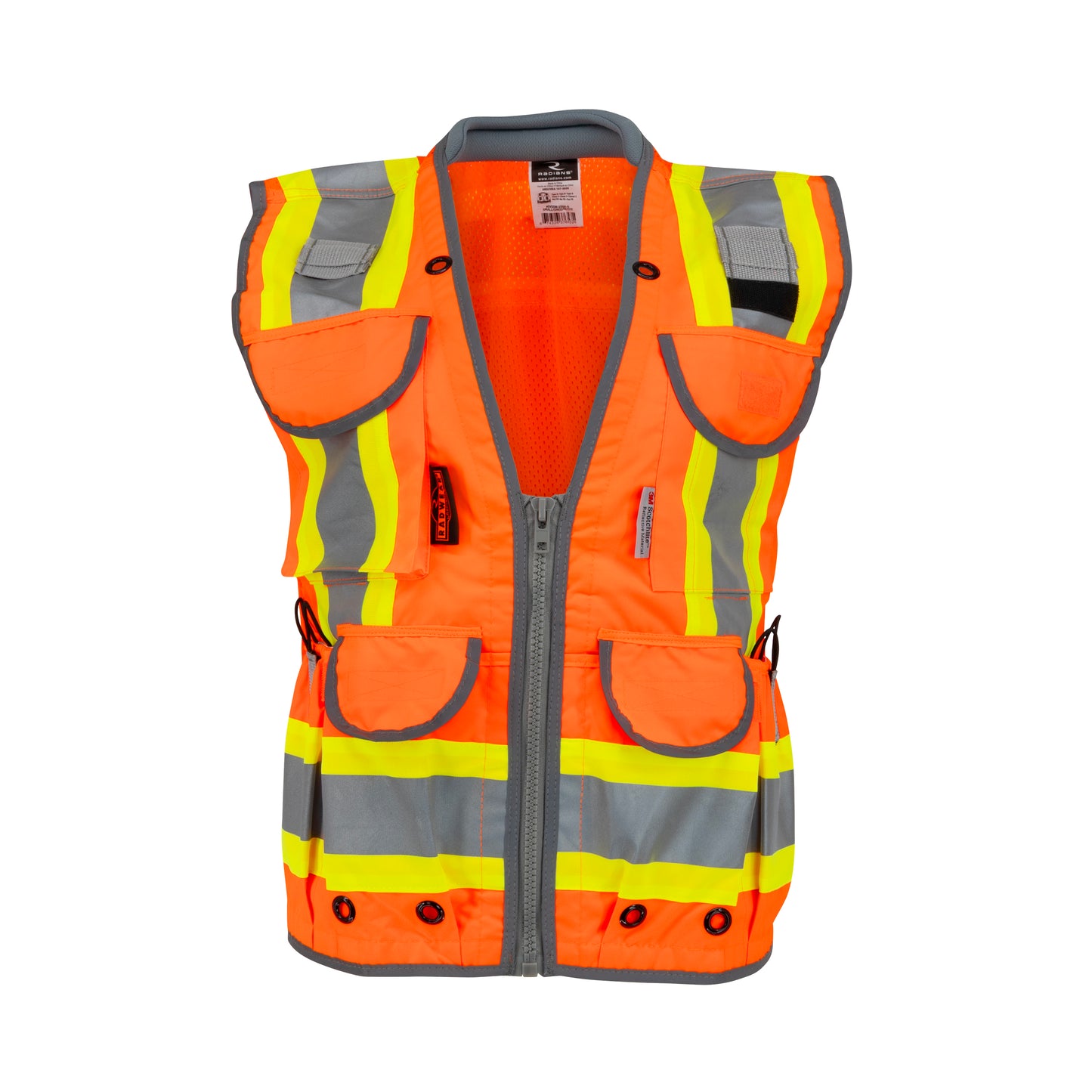 SV55W Class 2 Women’s Heavy Duty Engineer Vest - Green - Size 2X
