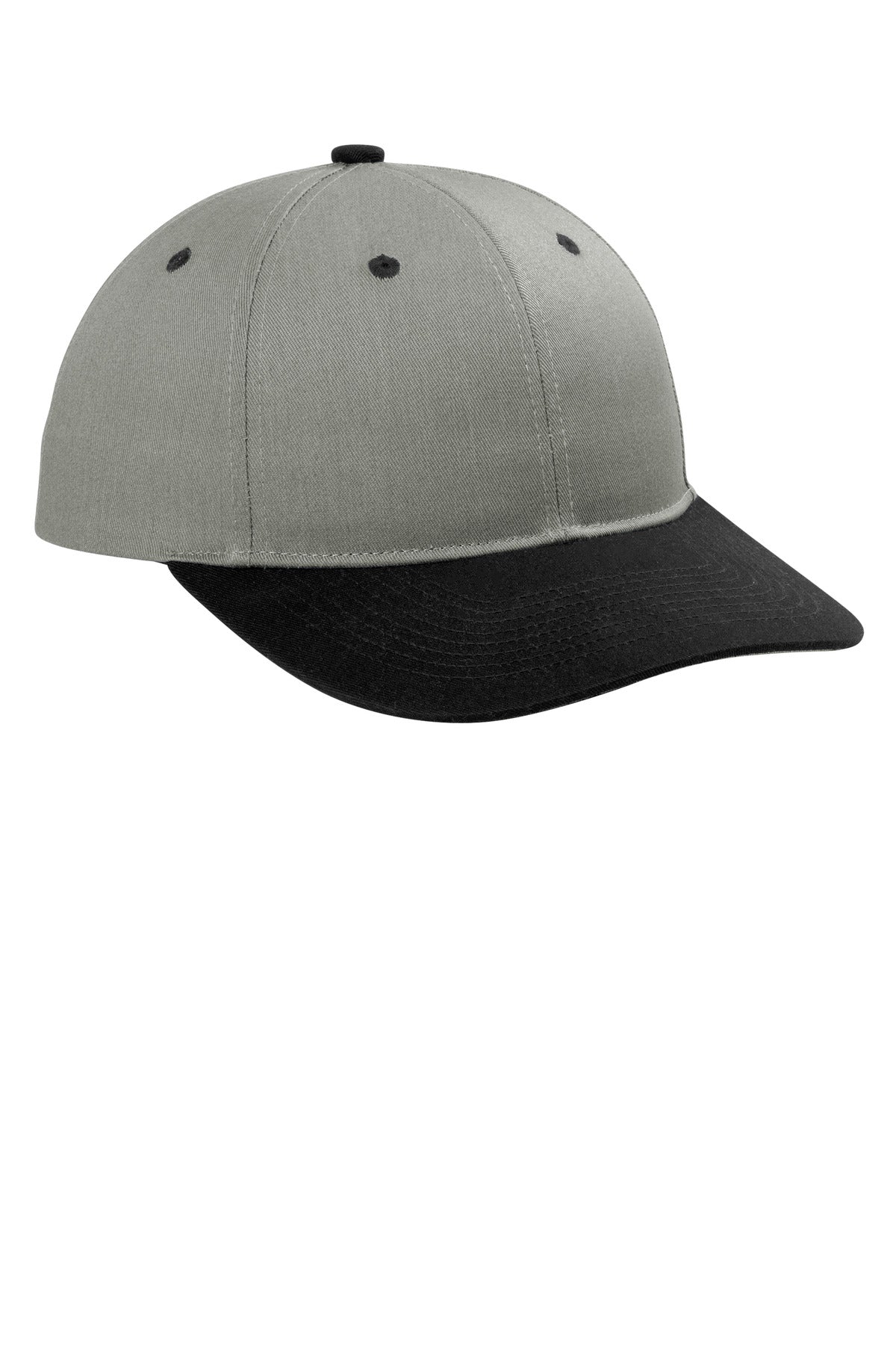 HtGrey/Blk Port Authority Snapback Cap C118