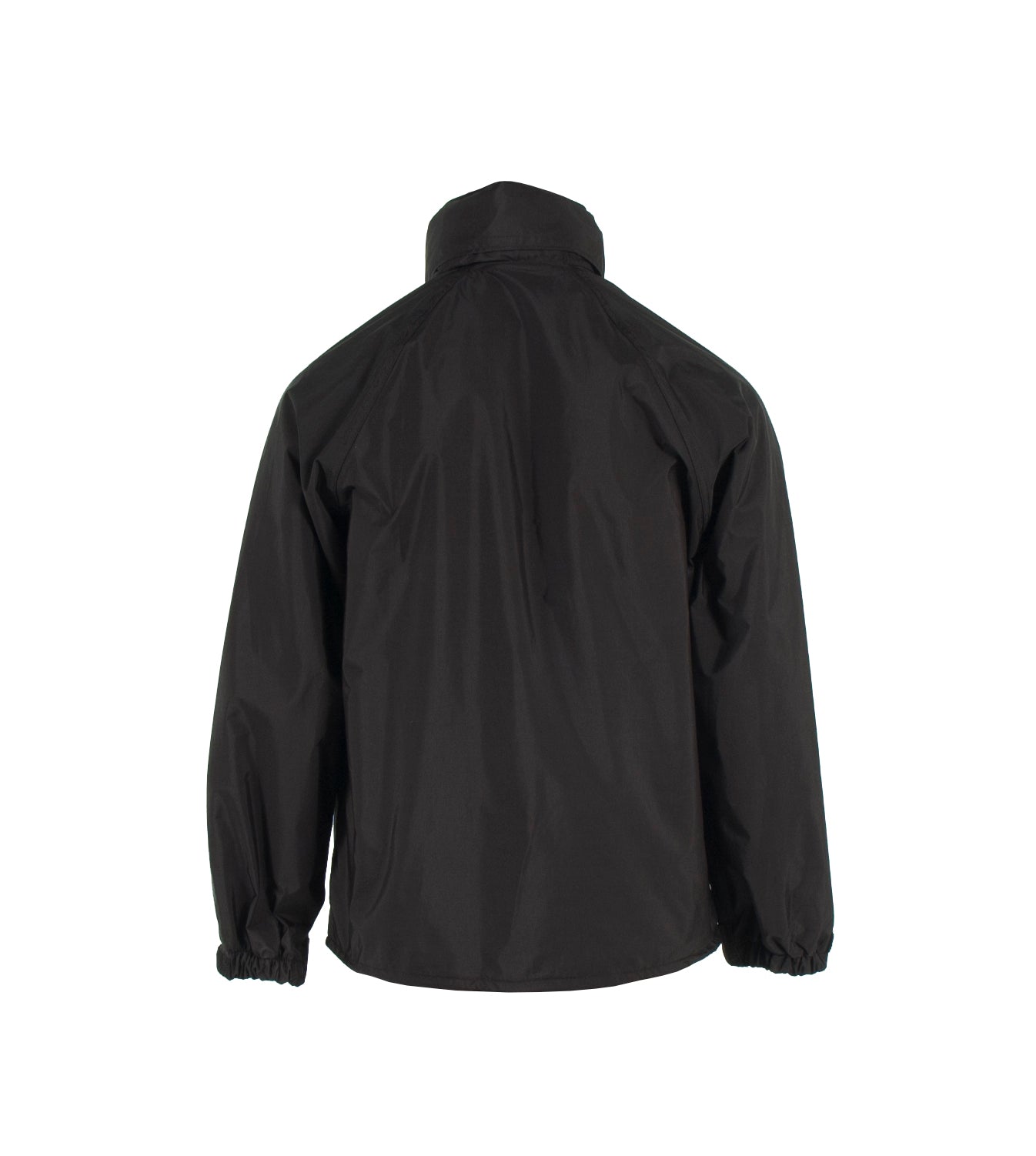 523AJ Breathable Jacket with Attached Hood - Black - Size 2X