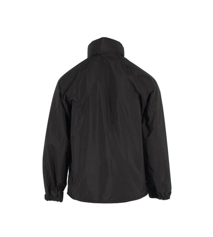 523AJ Breathable Jacket with Attached Hood - Black - Size 2X