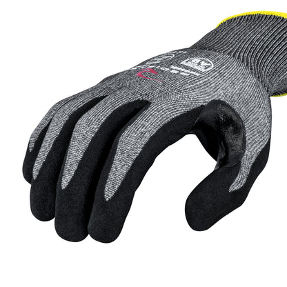 RWG589 Cut Protection Level A9 Sandy Foam Nitrile Coated Glove - Size L