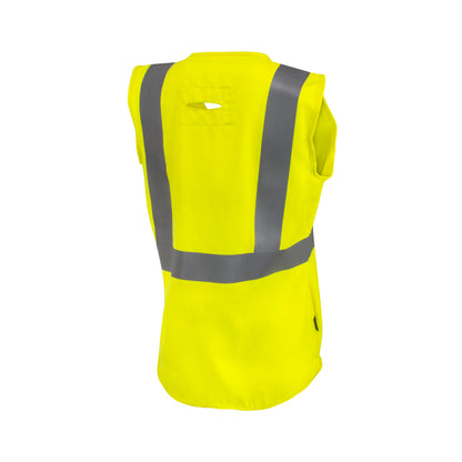 SV99W Class 2 Womens FR Vest - Hi-Vis Green - Size 2X
