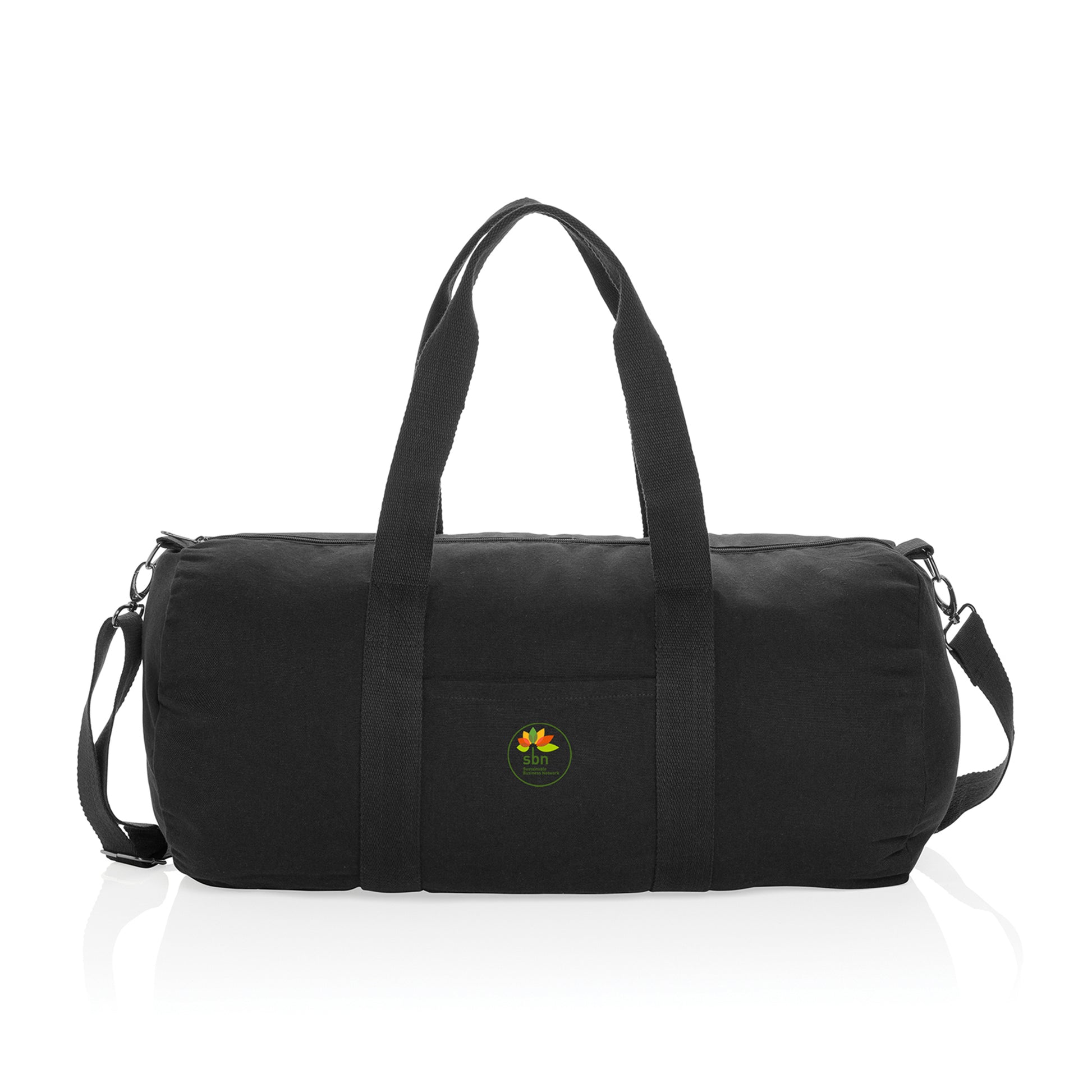 Black Impact Aware™ 285gsm rCanvas Duffel Bag Undyed