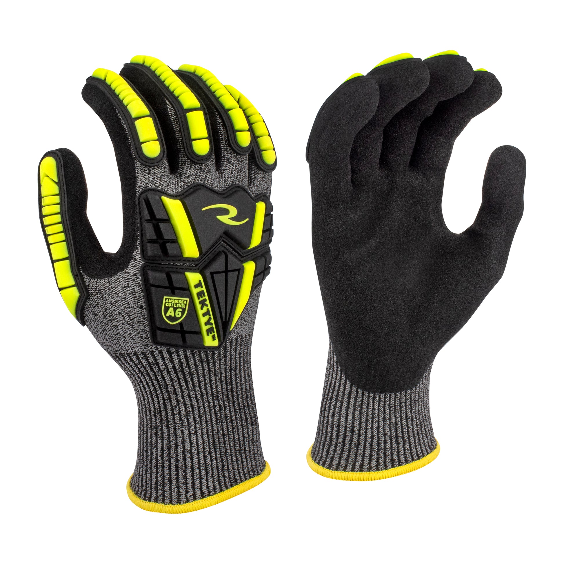 RWG723 TEKTYE® A6 Nitrile Dip with TPR Cut Protective Work Glove - Size 2X