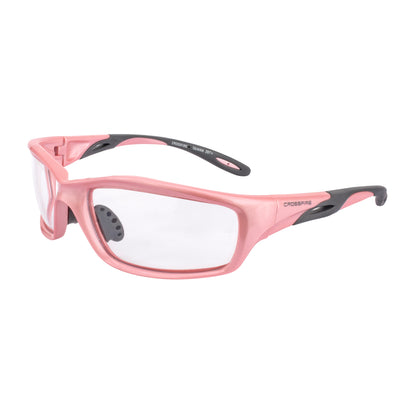 Infinity Premium Safety Eyewear - Crystal Brown Frame - Polarized Brown Lens