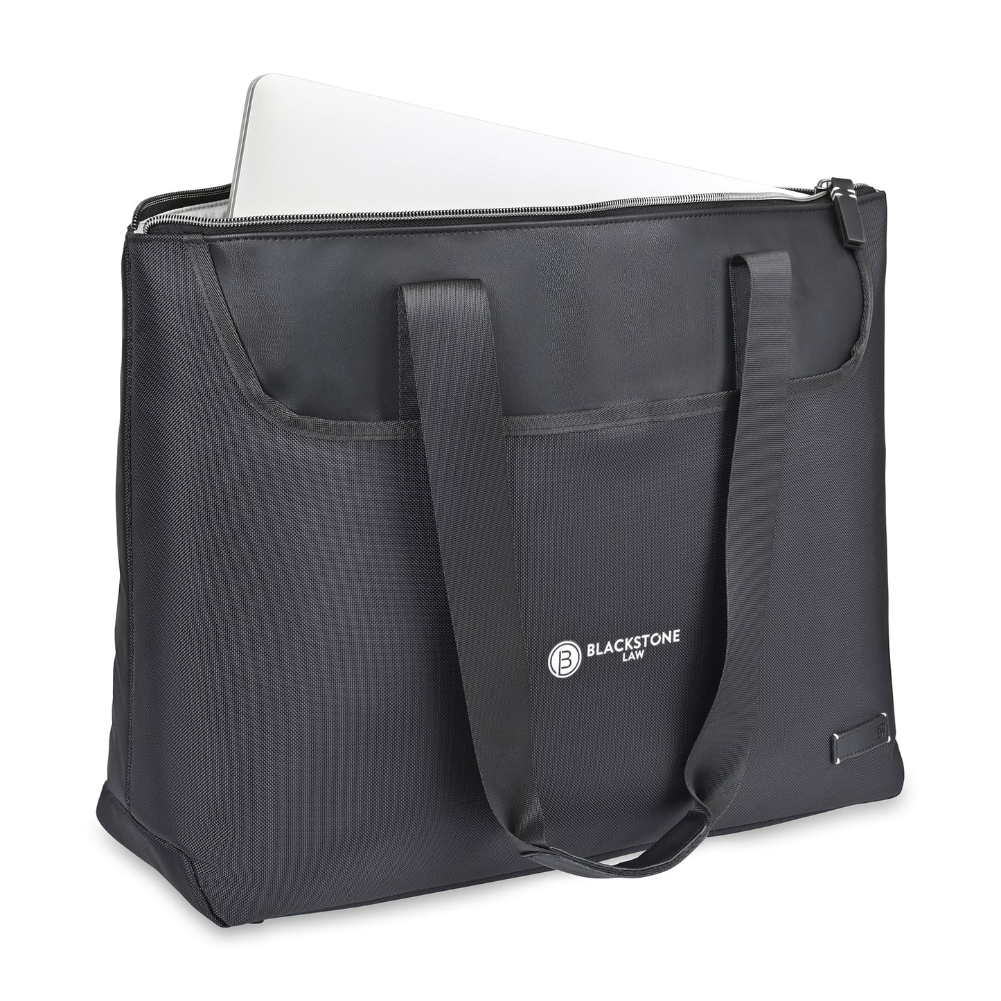 Black Travis & Wells® Lennox Laptop Tote
