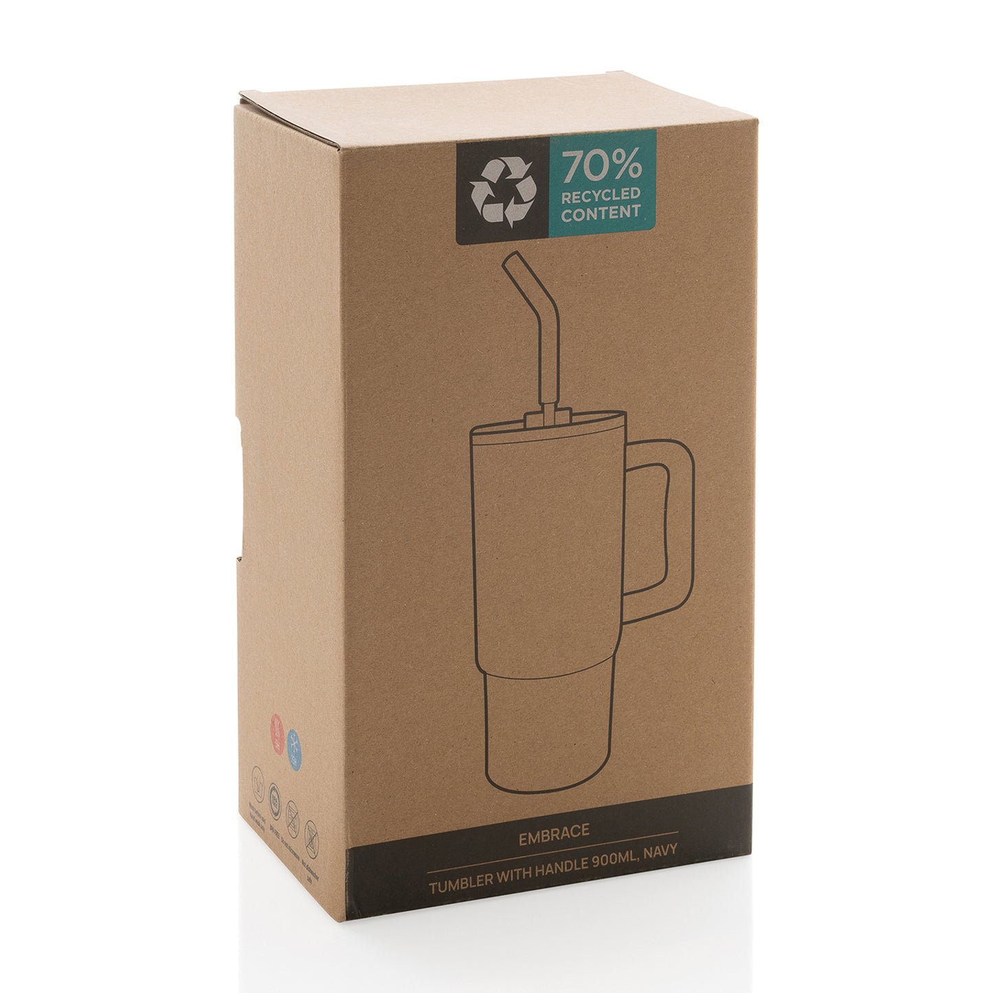 Embrace Deluxe RCS Recycled Stainless Steel Tumbler 900ml