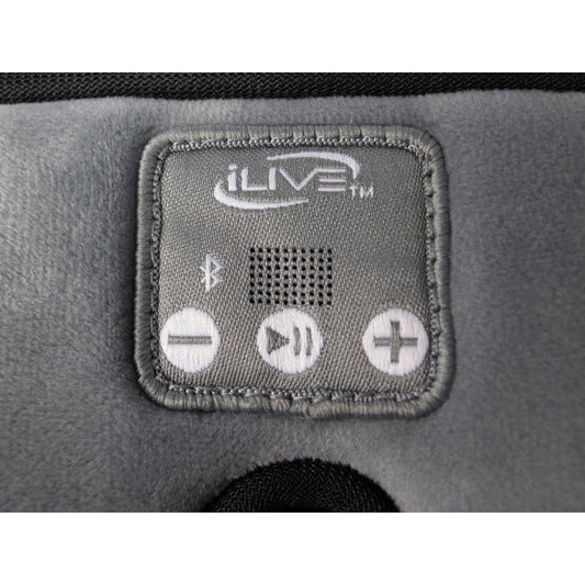 Grey iLive™ Lights Out Wireless Sleep Mask Headphones
