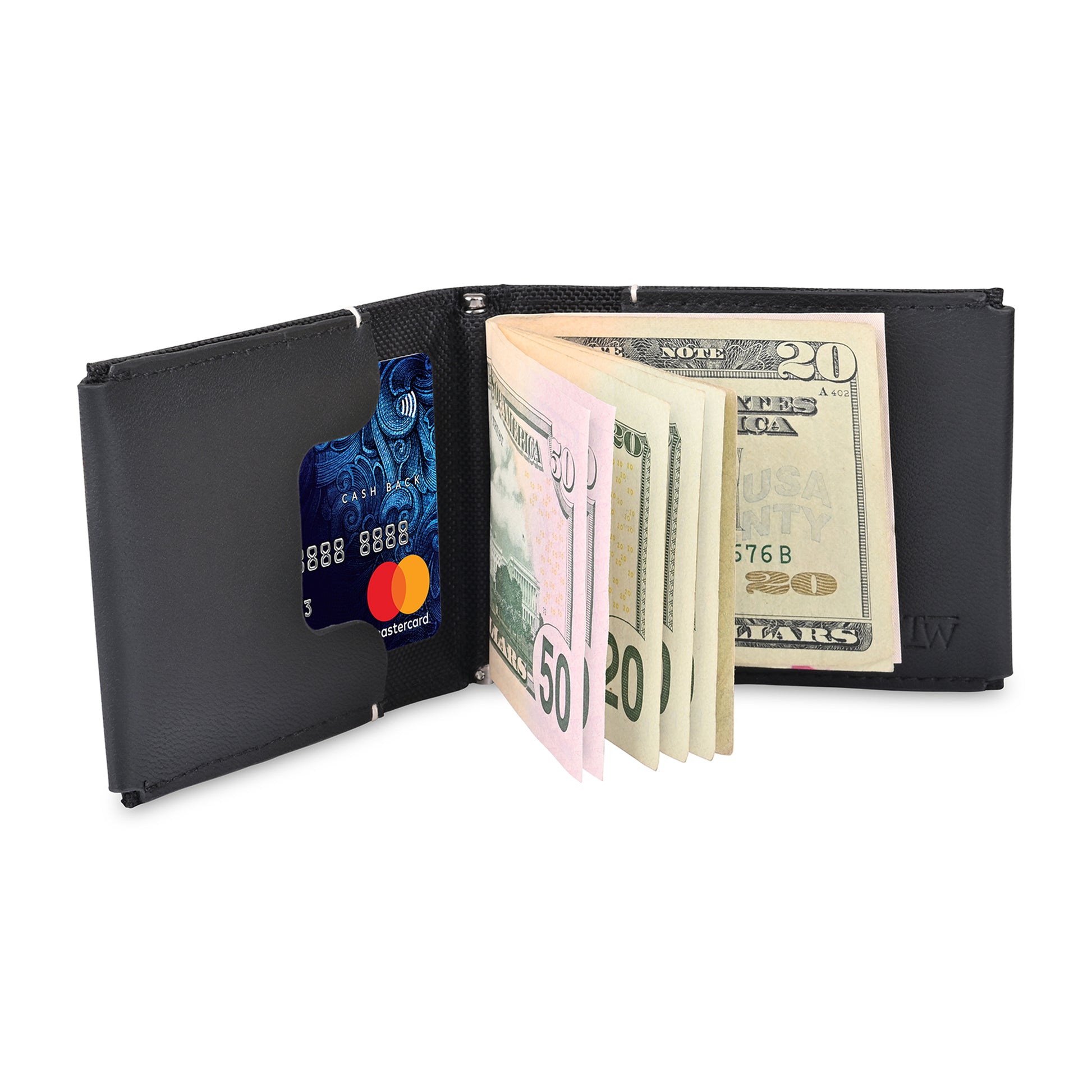 Black Travis & Wells® Lennox Money Clip