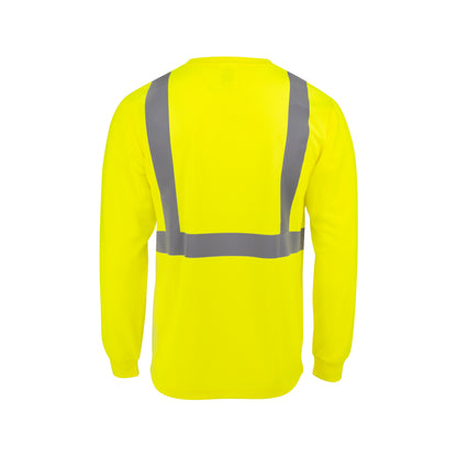 ST21-2 Class 2 Mesh Long Sleeve T-Shirt - Green - Size 2X