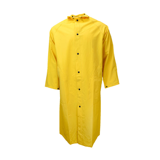 1650C Economy Series 48" Rain Coat - Safety Yellow - Size 6X
