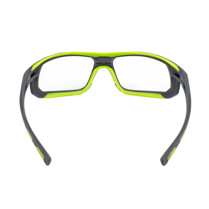 GLYF™ Safety Eyewear with Comfort Soft-Touch Liner - Hi-Vis/Gray Frame, Clear Lens