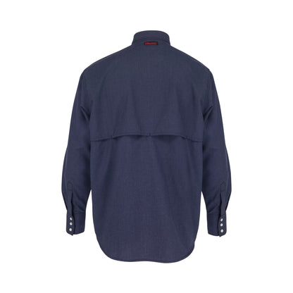 FRS-004 VolCore® CAT 2 Vented Pearl Snap FR Shirt - Gray - Size 2X